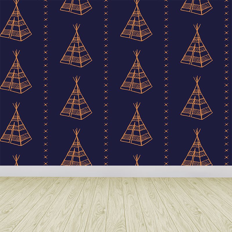 Printing Graphic Mural Decal Pastel Color Contemporary Wall Covering for Living Room