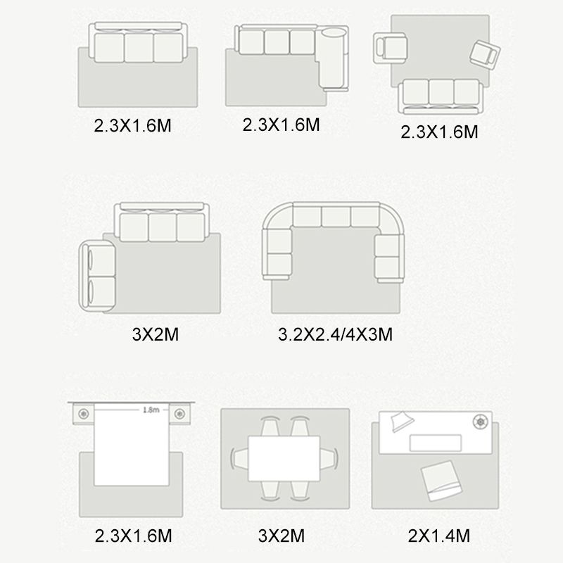 Green Modern Area Carpet Abstract Pattern Polyester Area Rug Stain Resistant Rug for Living Room