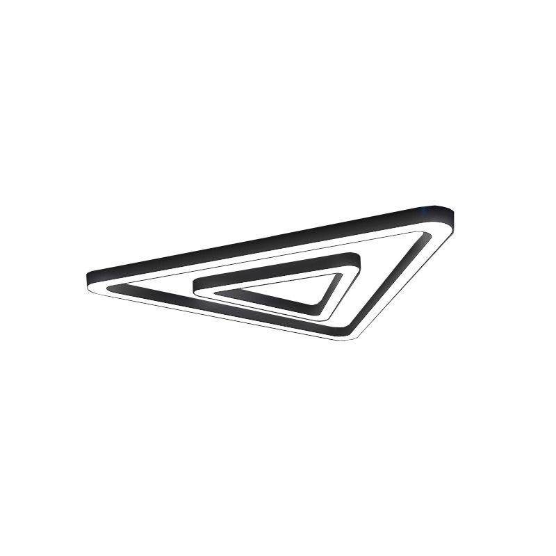 Palestra triangolare Accapta Light Metallic Metallic Modern LED REGLI LADULIRE IN NERO