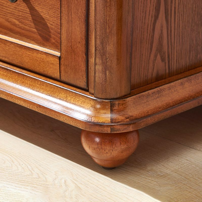 Vertical Solid Wood Bookcase Contemporary Closed Back Bookshelf