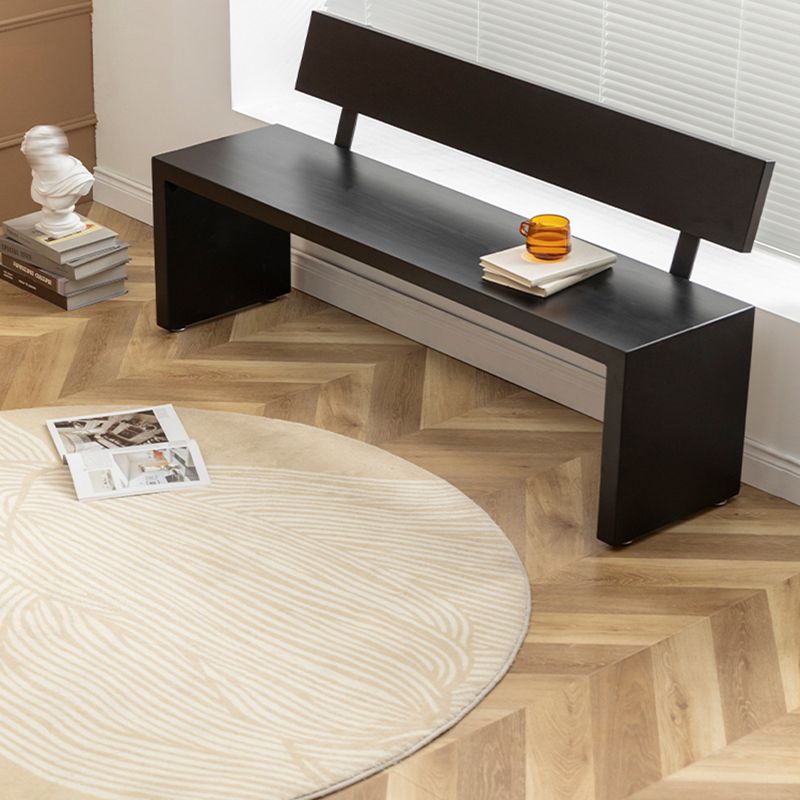 Rectangle Solid Wood Seating Bench Modern Seating Bench for Restaurant Bedroom