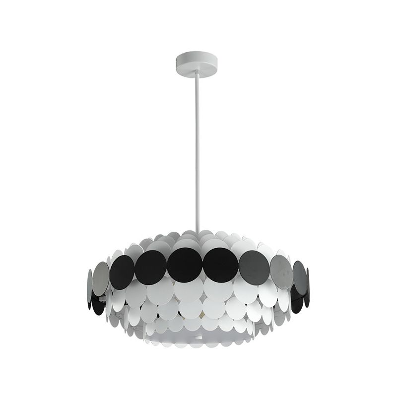 Lampadario in stile nordico semplice luce sospesa con ombra acrilica per camera da letto