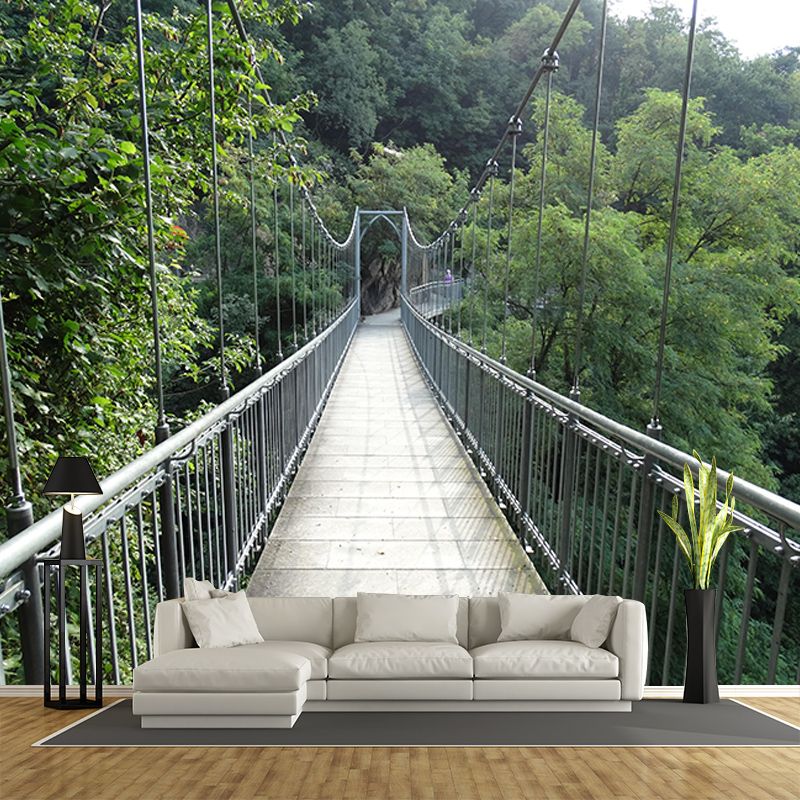 Customized Space Extension Mural Mildew Resistant Decorative Bathroom Floor Mural