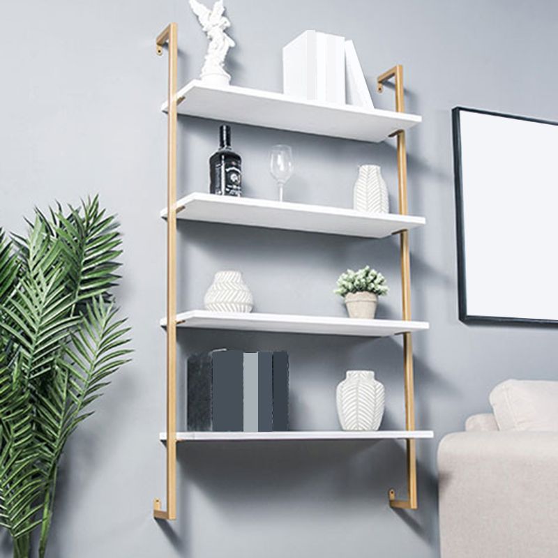 Scandinavian Wood Floating Bookshelf 9.8"Wide Home Book Shelf