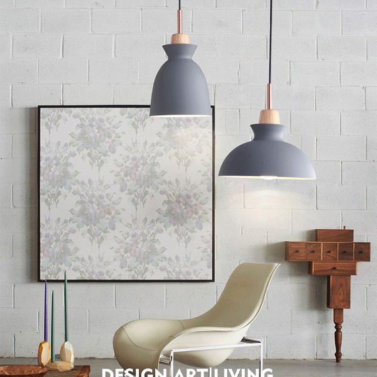 Metall 1 hängende Anhänger Lichter moderner Esszimmer Down Lighting Anhänger