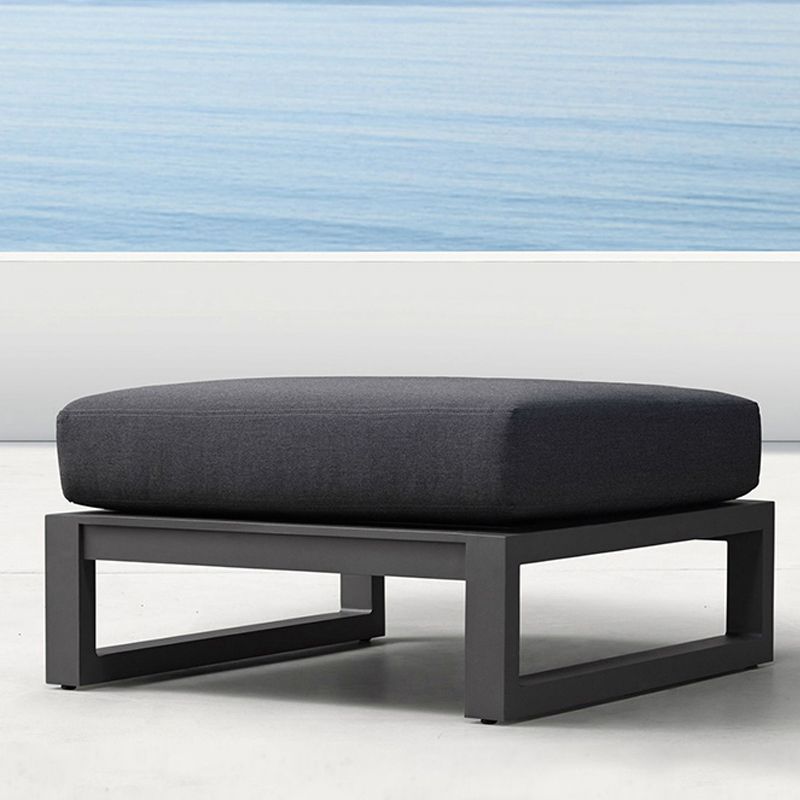 Industrial Outdoor Patio Sofa Fabric Cushion Gray UV Resistant Water Resistant