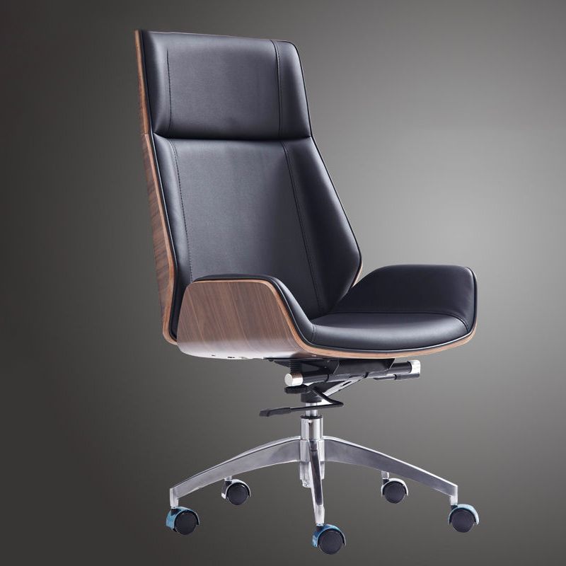 Contemporary Headrest Swivel Chair Executive High Back Office Chair