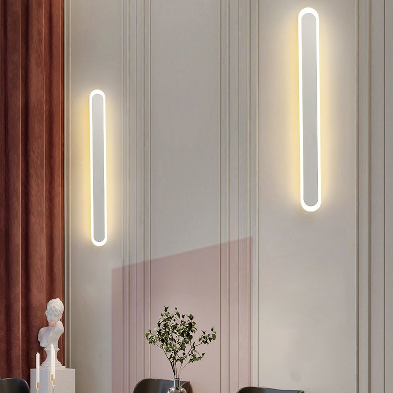 Moderne minimalistische stijl lineaire wandgemonteerde verlichtingsarmatuur metalen wand sconce verlichting voor woonkamer