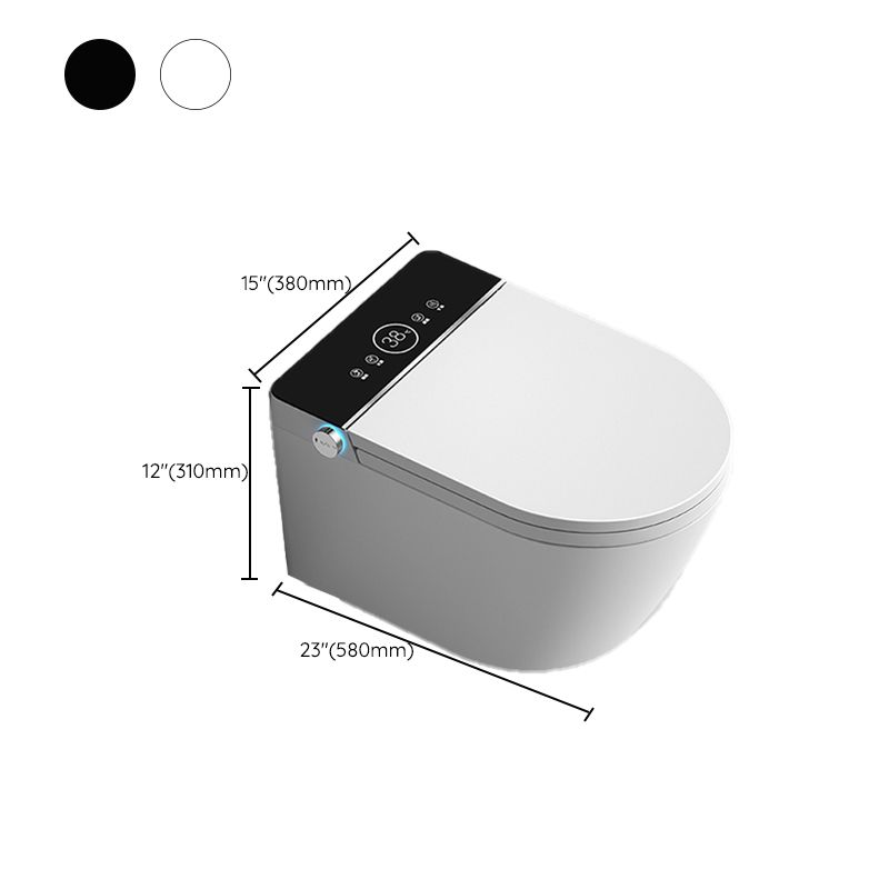 Modern Wall Mount Flush Toilet One Piece Toilet Single Flush Toilet