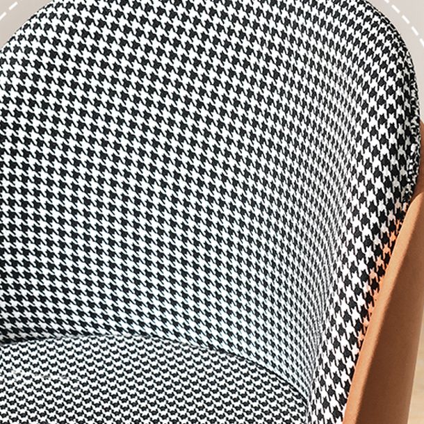 Sillas de comedor sin brazos tapizadas estilo escandinavo con respaldo sólido que cena la silla lateral