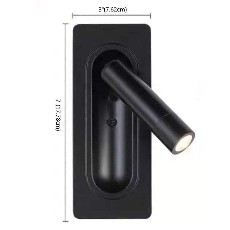 Modern Minimalist Style Lettura Lampada da parete Metal 1 Luce Light Reading Wall Light per camera da letto