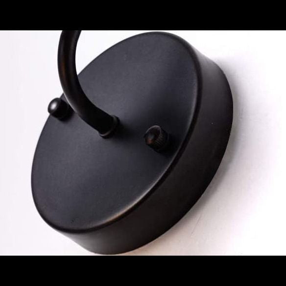 Industrial Gooseneck Stem Sconce Light Single Light Canning Jar Wall Lamp for Corridor