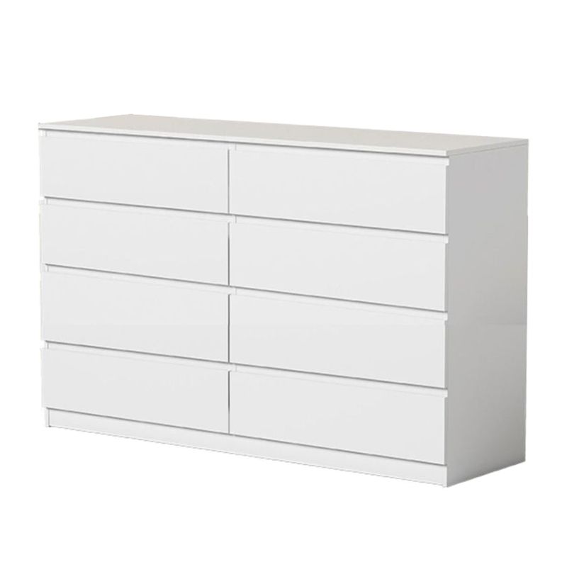 Contemporary Storage Chest Manufactured Wood Dresser with 3/4/5/6/8 Drawers