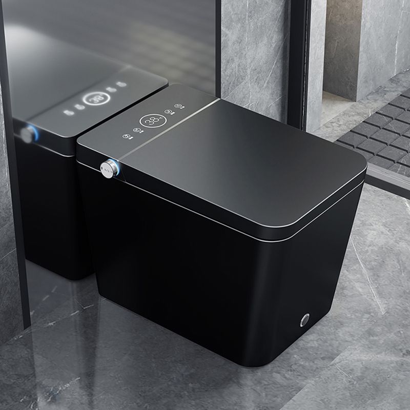 Modern Floor Mounted Flush Toilet Heated Seat Included Urine Toilet for Bathroom
