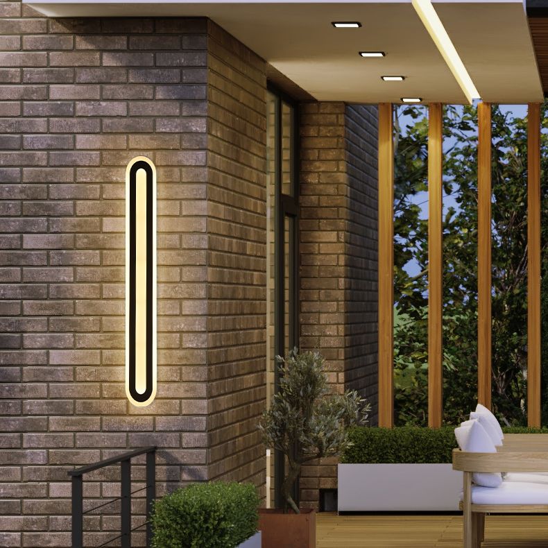 1-Light Black Minimalisme Appareils luminaires