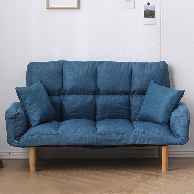 Contemporary Biscuit Back Square Arm Linen with Storage Seating