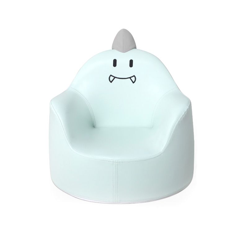 19.69"L x 19.69"W x 17.72"H Modern PU Camel Back Barrel Chair for Living Room