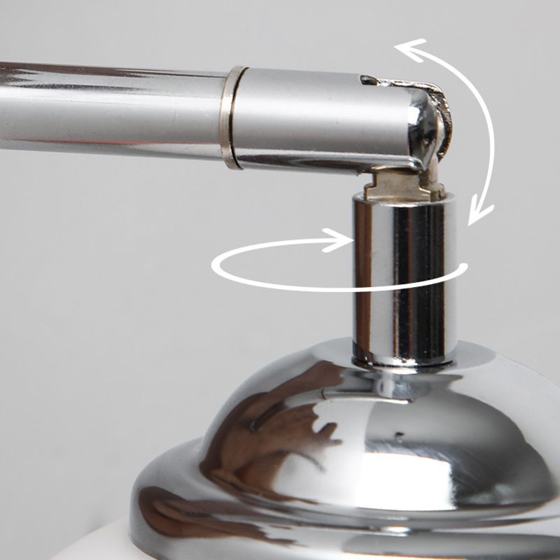 Nordic Style Glass Wall Light Geometrische 1 leichte Wandleuchten mit Holz für Schlafzimmer