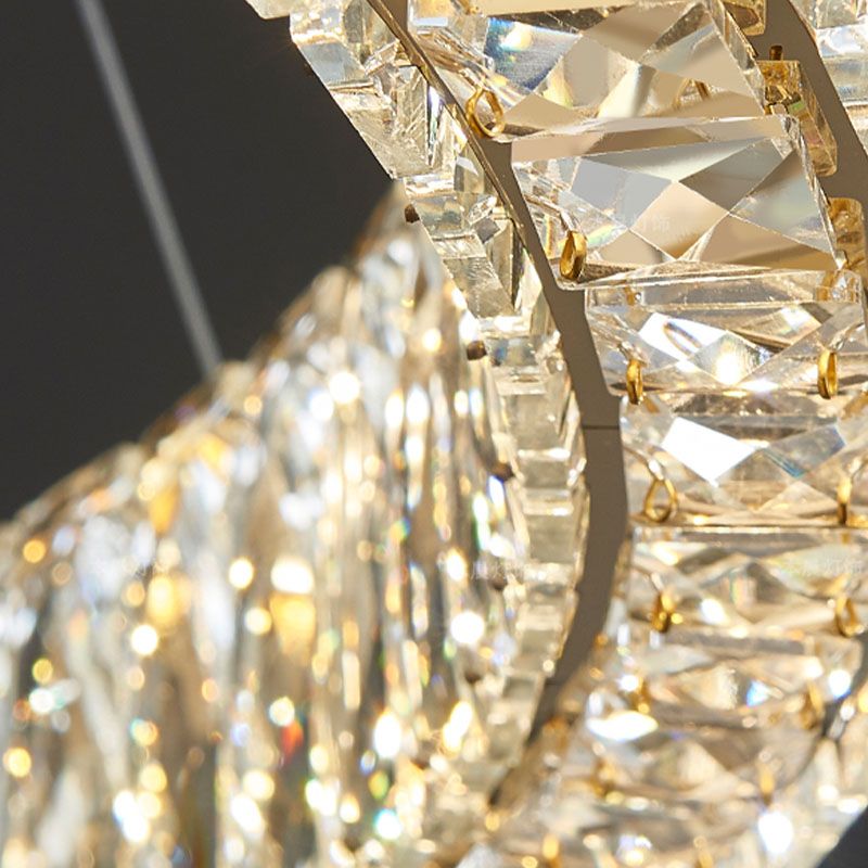 Modern Simple Light Luxury Style Led Hangende kroonluchter Licht voor woonkamer eetkamer