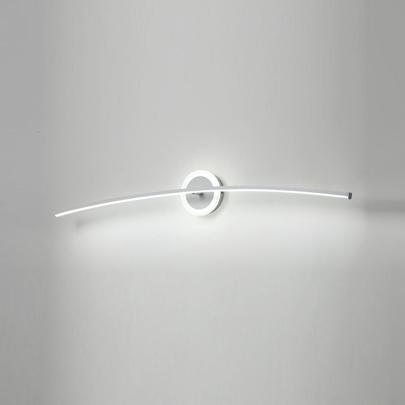 Contemporary Style Led Vanity Light Simple Linear Mirror Lighting Fixture for Washing Room