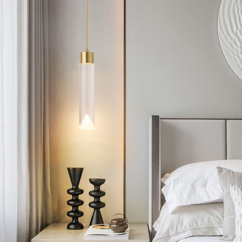 K9 Crystal Cylindric Pendant Lighting Simplicity Finis Finis Finis Plafond