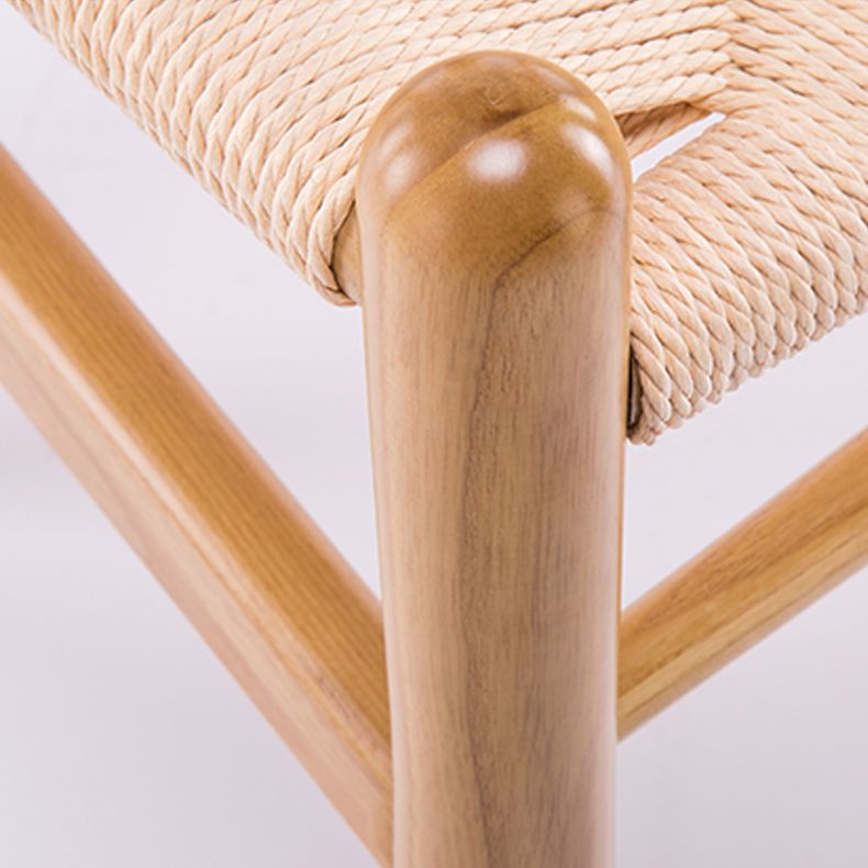 Fauteuil de salle à manger moderne en bois, avec coussin de couleur, chaise Wishbone pour la maison