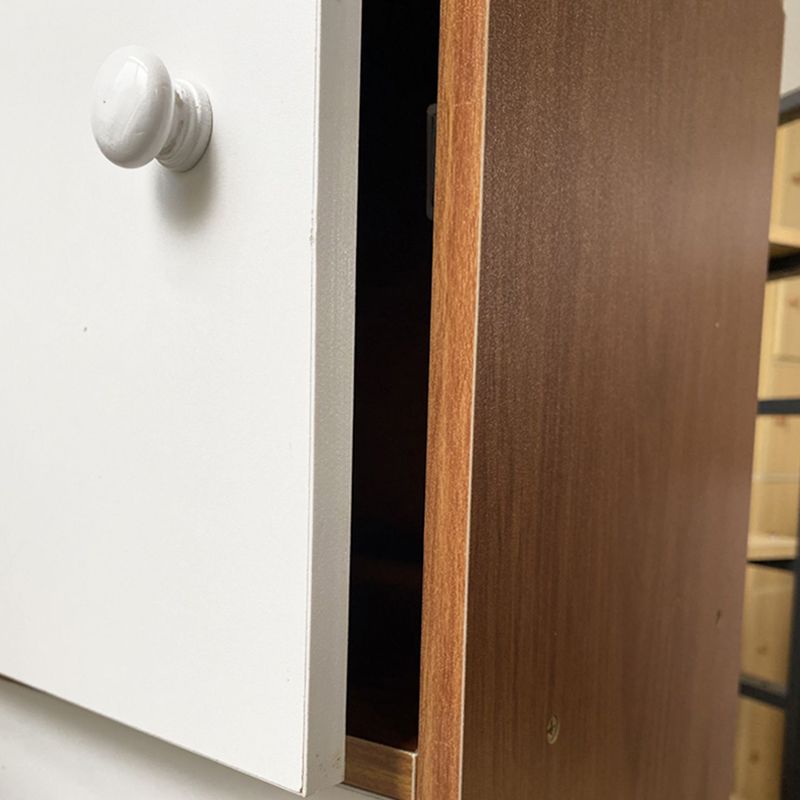 Contemporary Rectangle Manufactured Wood An Knobs With Doors Chest