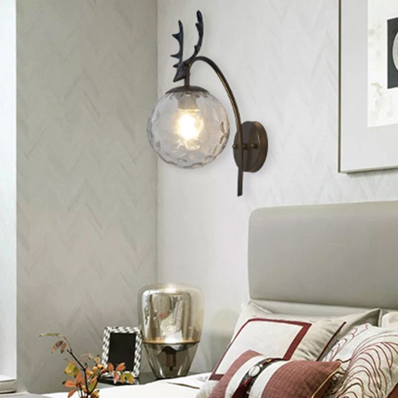 Modern Wall Sconce Lighting Glass 1 Light Wall Lighting Fixtures for Dining Room