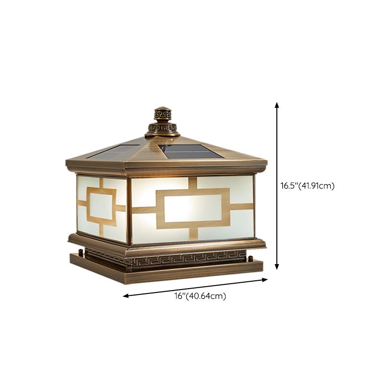 Household Pillar Light Creative LED Solar Lighting Fixture for Backyard