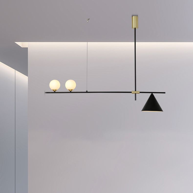 Globe Chandeliers Island Lights Modern Metal 3 Light Pendant Chandeliers