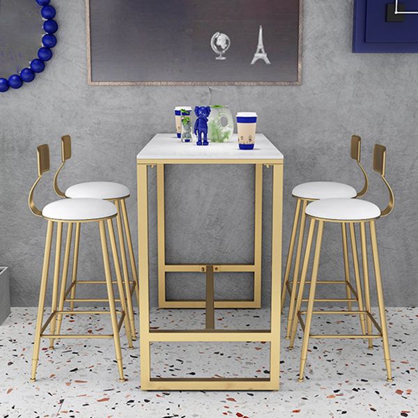 Mesa de bistro de faux de faux glammamam