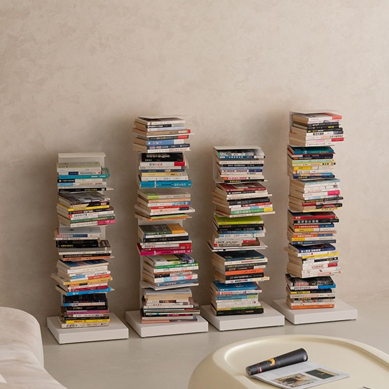 Libreria in acciaio moderno in acciaio verticale libreria chiusa per la casa