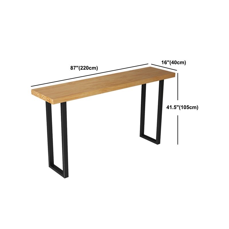 1/2/4/7/9 Pieces Industrial Rectangular Pub Table Set Wooden Counter Table Set