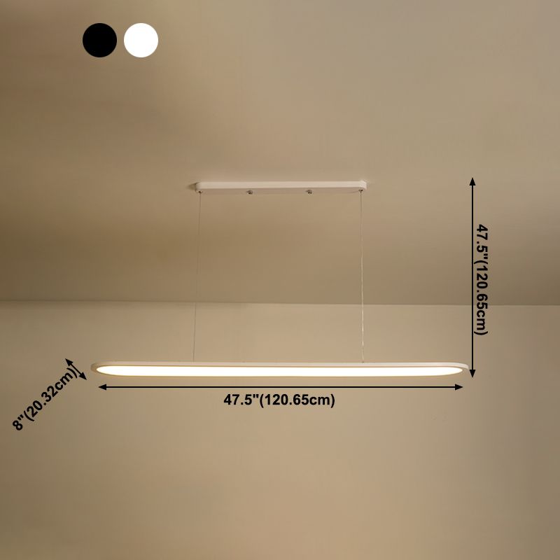 LED Pendant Light Dining Room Modern Simple Style Ceiling Hanging Lamp Fixture