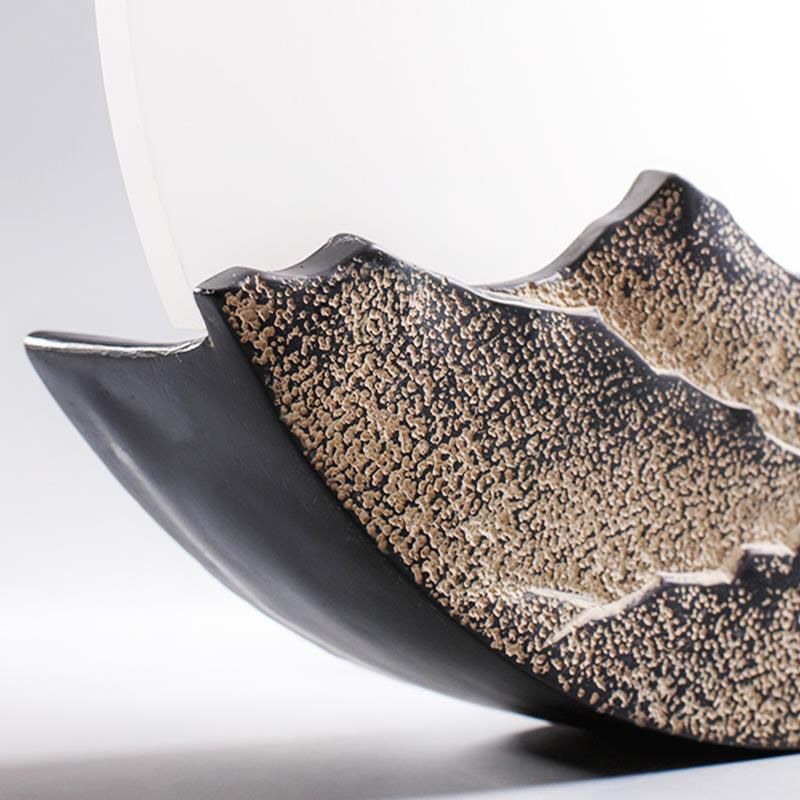 Ronde schijf schaduw wandverlichting eenvoudige stijl metaal 1 licht sconce licht in messing