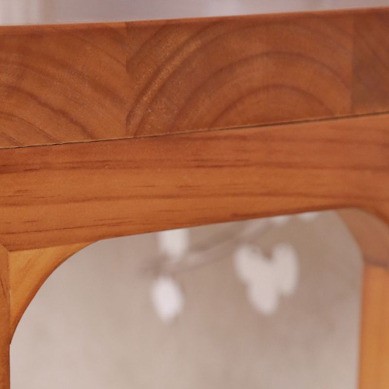 Mid-Century Modern Console Table Wood Rectangle Sofa Console Table