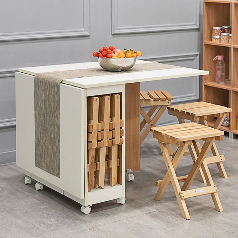 47 '' Mesa de madera artificial plegable Mesa rectángulo moderna (solo mesa)