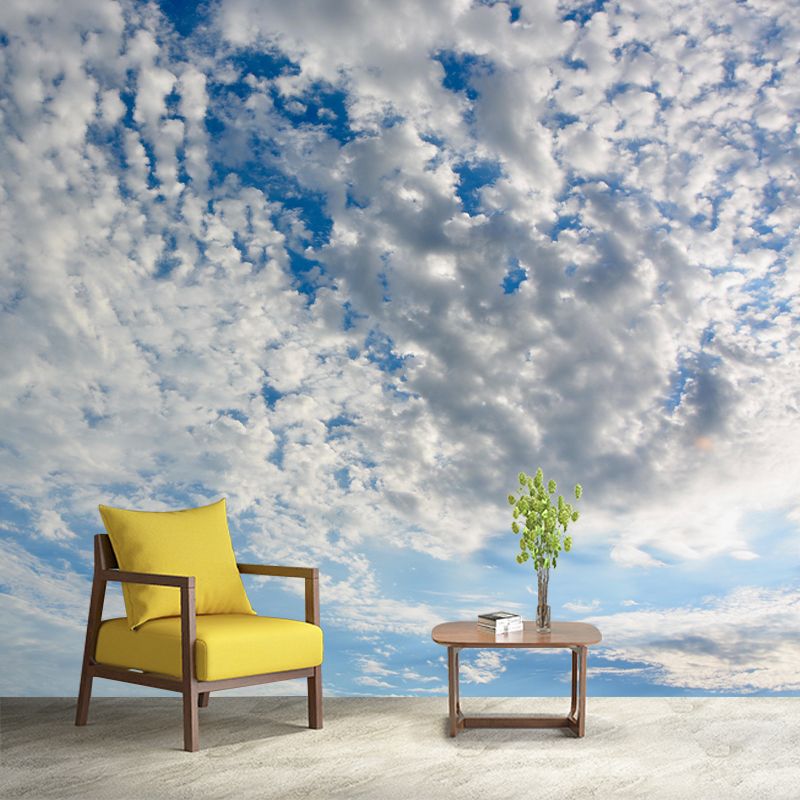 Clouds Landscapes Photography Wallpaper Mural Eco-friendly Wallpaper for Room