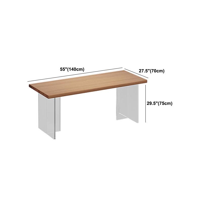 Modern Dining Furniture Set 1/2/5 Pcs Solid Wood Dining Table and Chairs