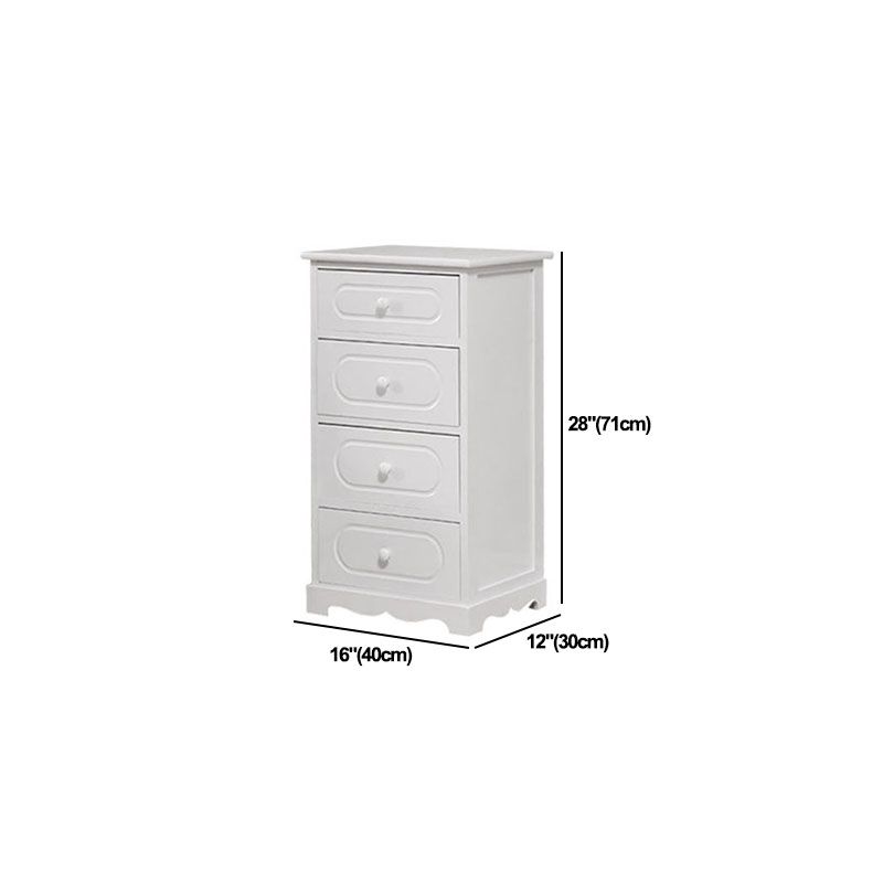 12" W Solid Wood Lingerie Chest Vertical Storage Chest with Drawers