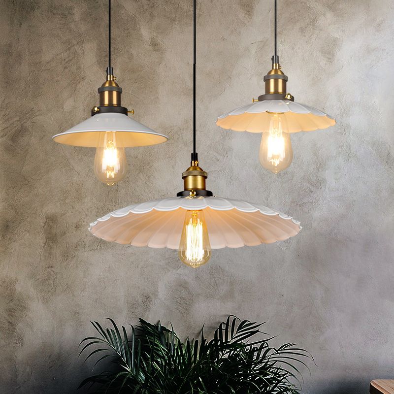 Conical Hanging Light Fixture Industrial Style Pendant Ceiling Light