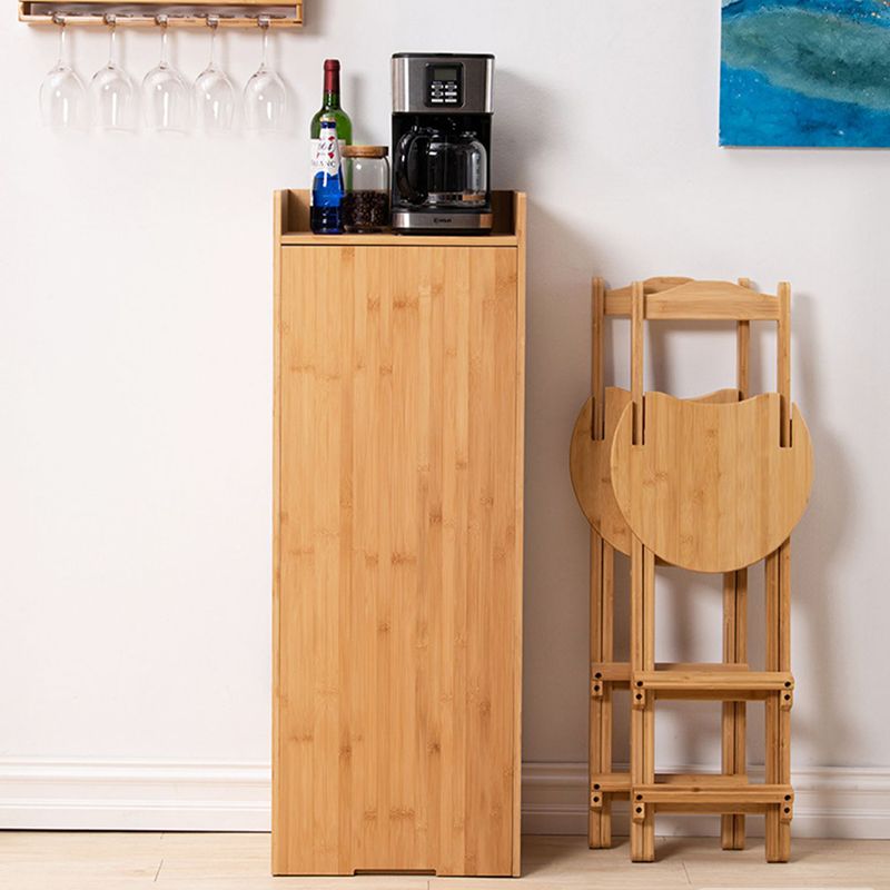 Industrial Collapsible Wood Counter Table 1/2/3/5 Pieces Bar Table Set for Balcony