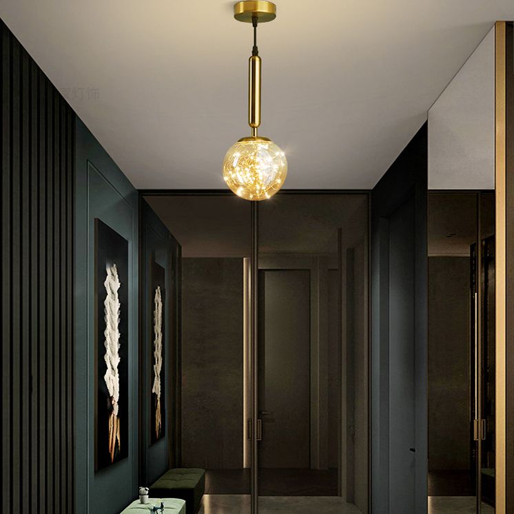 Lampada a sospensione a pendente stellare in stile Nordic Glass LED LAMPAGGIO LAMPAGGIO IN GOLD