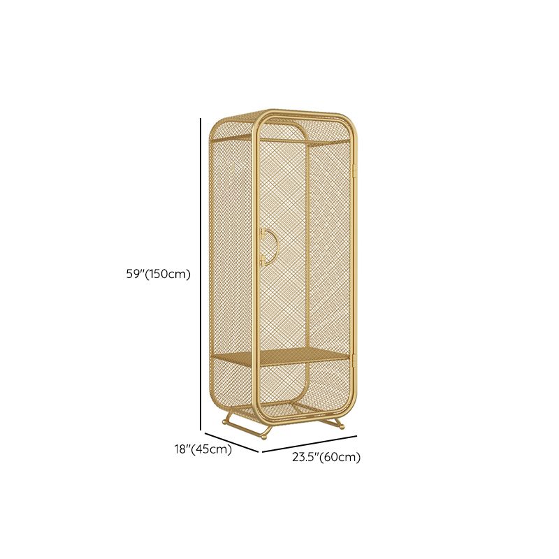 Contemporary Wardrobe Closet Metal Wardrobe Cabinet for Bedroom