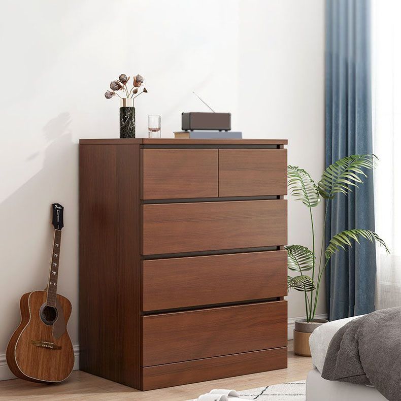 23.5" X 16" Modern Wooden Lingerie Chest Bedside Vertical Storage Chest