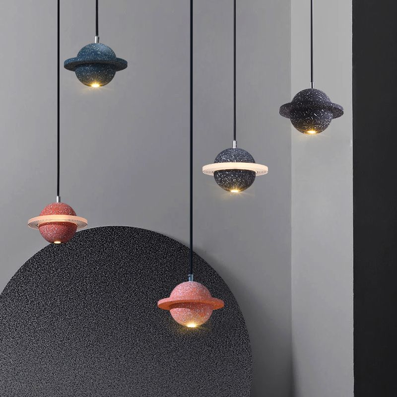 Salle d'étude de pendentif en ciment moderne l'éclairage de suspension globale