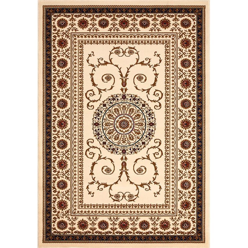 Alfombra de alfombra de alfombra de patrón tribal de mediados de siglo