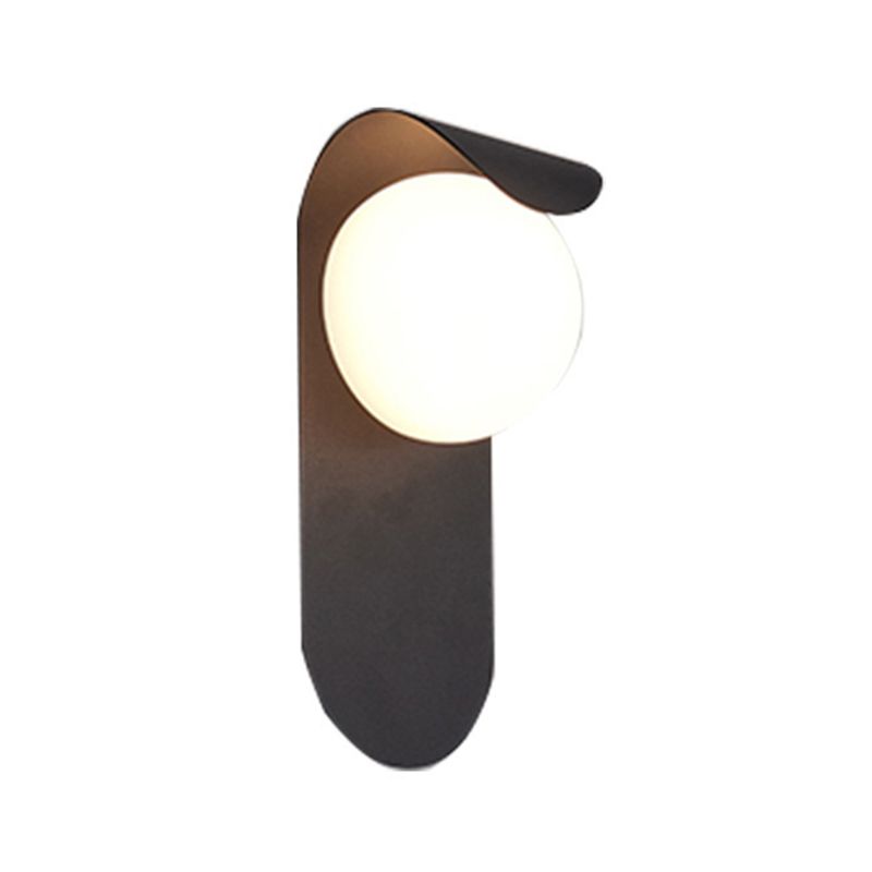 Black/Golden Wall Lighting Contemporary Metal Wall Light Sconces for Foyer