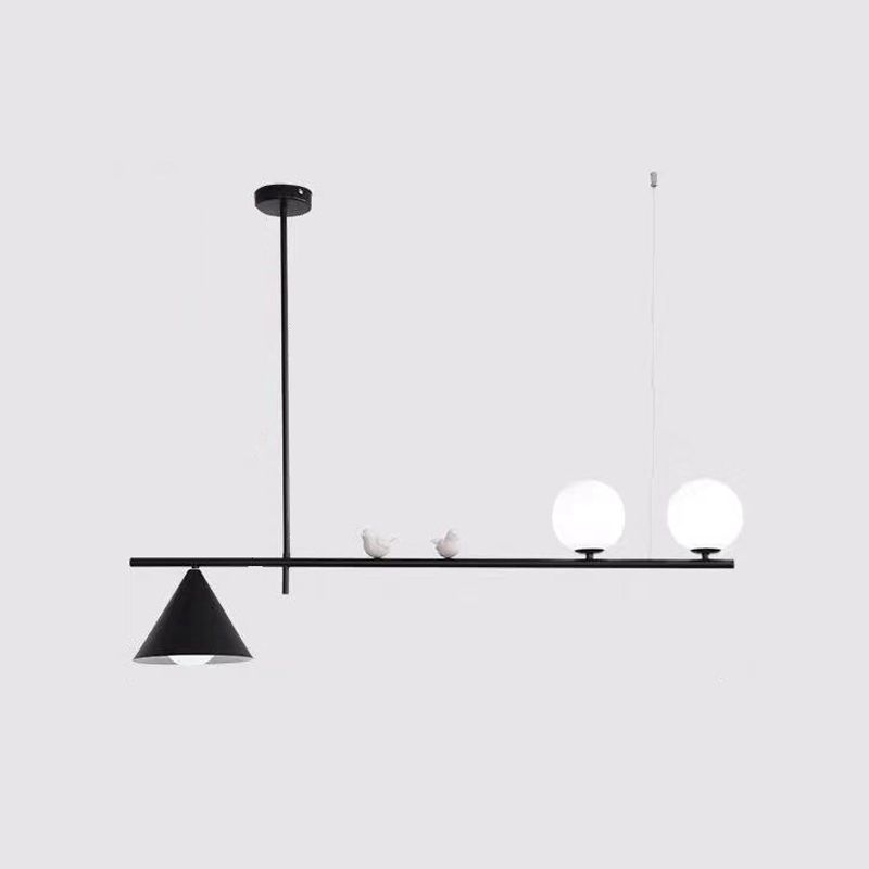 Metallschattierte Inselleuchte Moderne Stil Anhänger Beleuchtung für Esszimmer