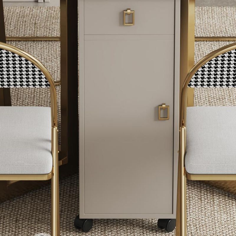 Folding Dining Table Set 1/3/5/7 Pcs Sintered Stone Dining Table with Armless Chairs